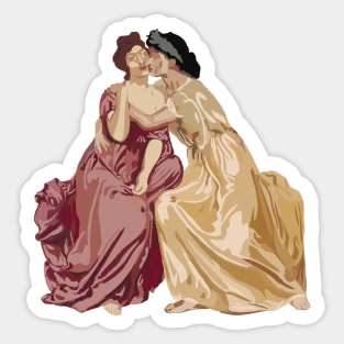 Sappho and Erinna Sticker